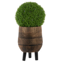 Кашпо, L22 W22 H34 см