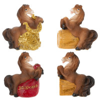 Копилка "Лошадь", L8 W4,5 H9 см, 4в.