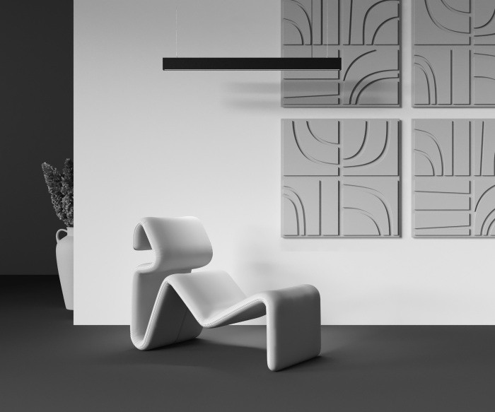 Подвесной светильник Basis P051PL-36W2.7-6K-B Maytoni