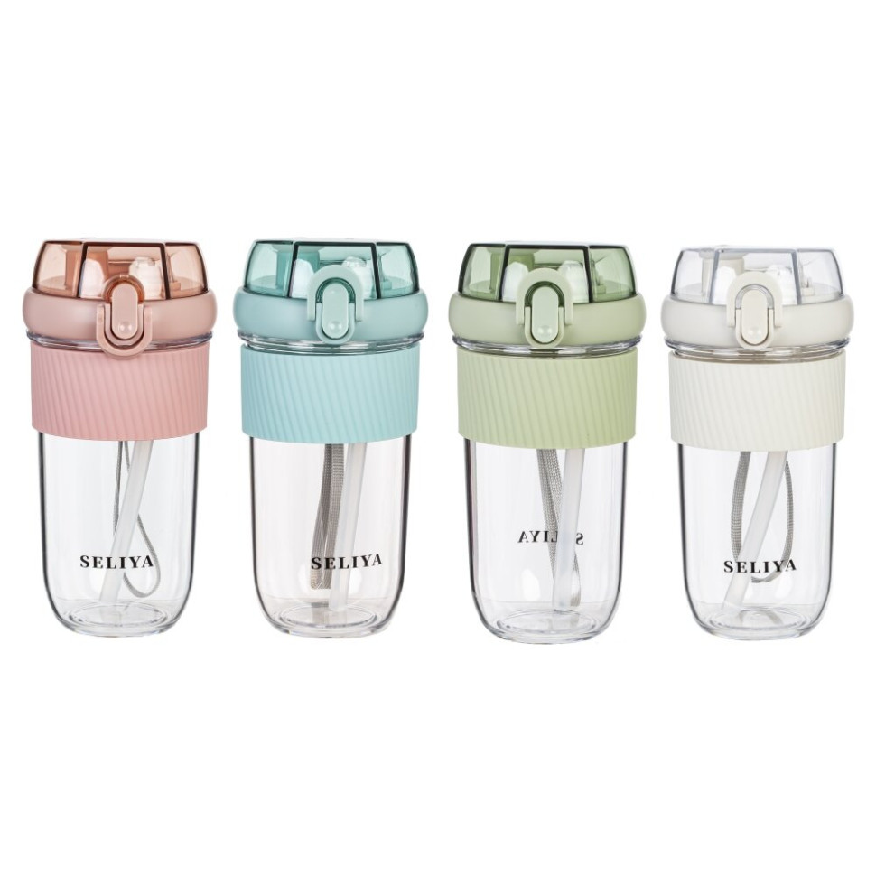 Бутылка, 480 мл, L8 W10 H16,5 см, 4в.