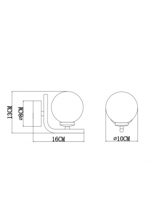 Бра Bolla-piccolo A3988AP-1AB Arte Lamp