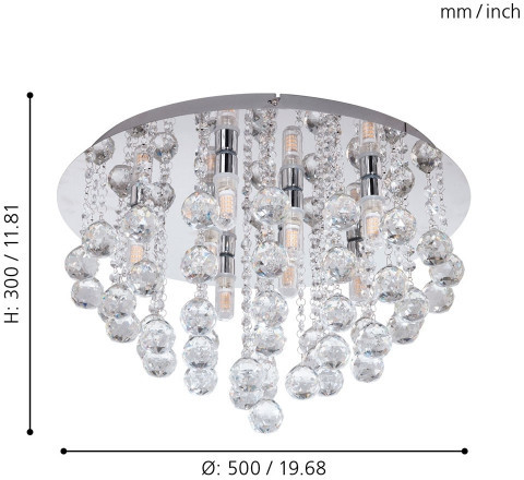 Потолочная люстра Almonte 97699 Eglo