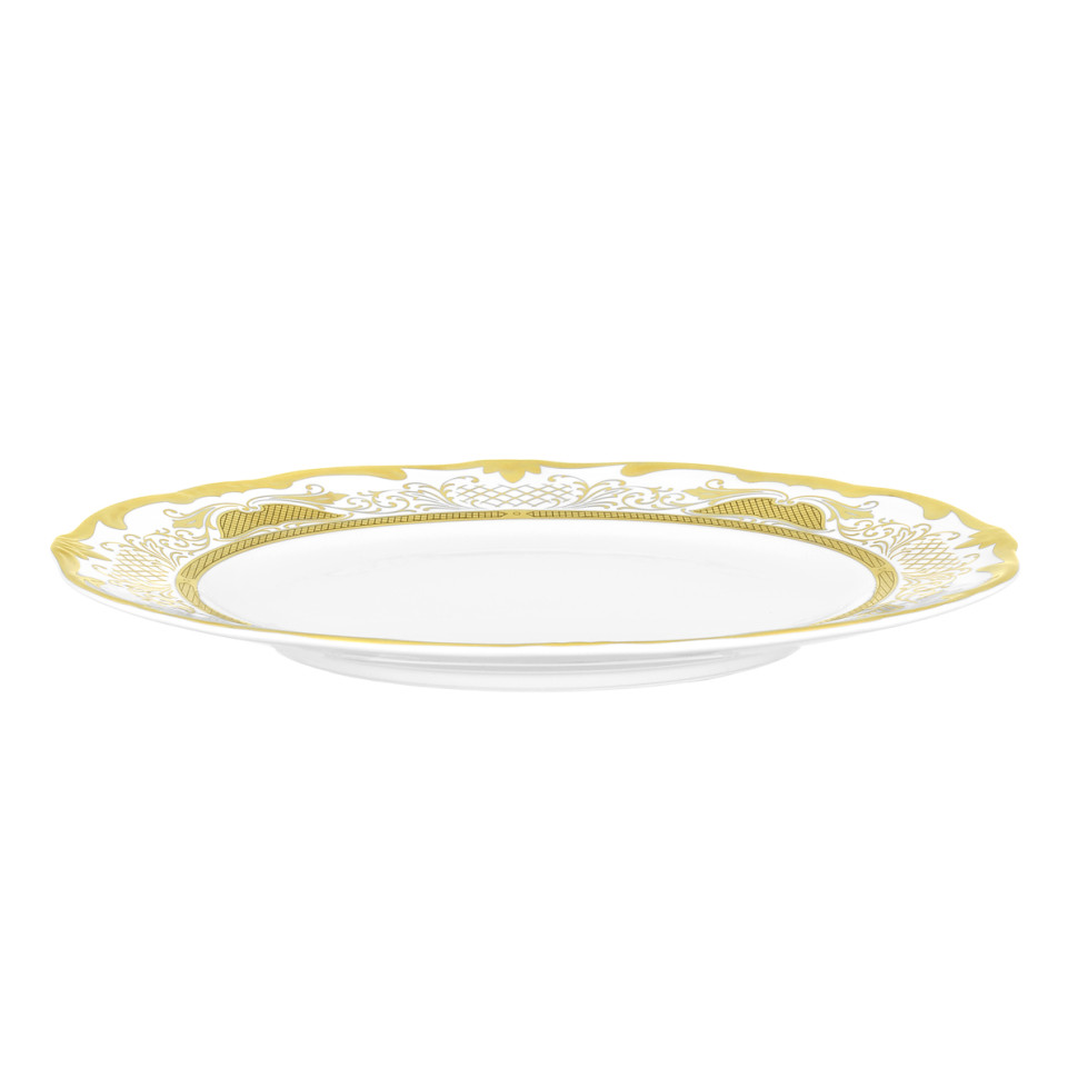 Набор тарелок 24см.6шт."Симфония золотая"