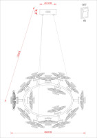 Подвесная люстра Cherish A2097LM-90GO Arte Lamp