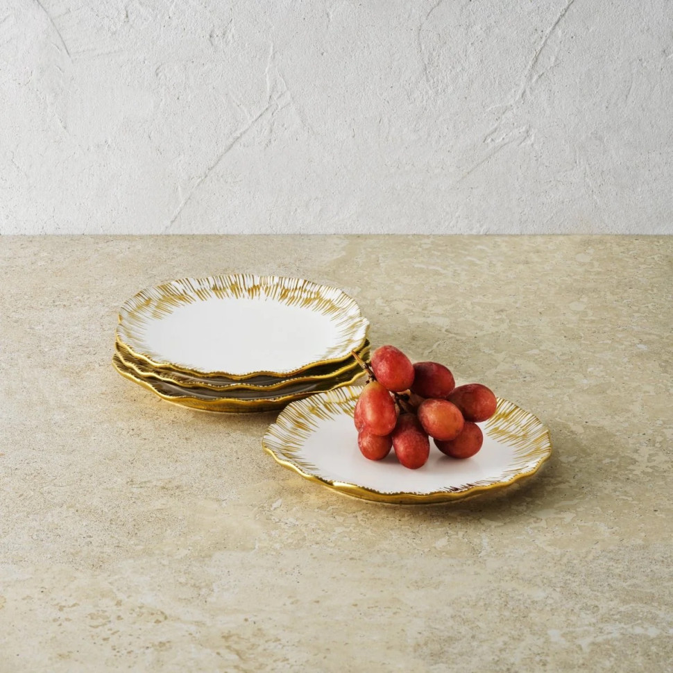 Набор тарелок Michael Aram "Anemone", 4 предмета, 18 см, фарфор