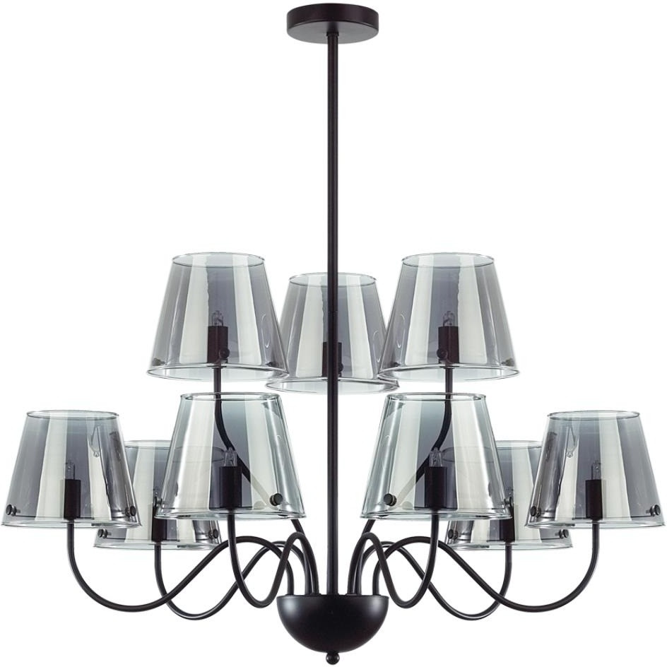 Потолочная люстра Smoky 6570/9C Lumion