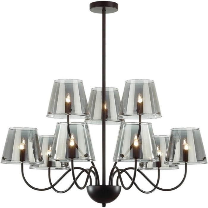 Потолочная люстра Smoky 6570/9C Lumion