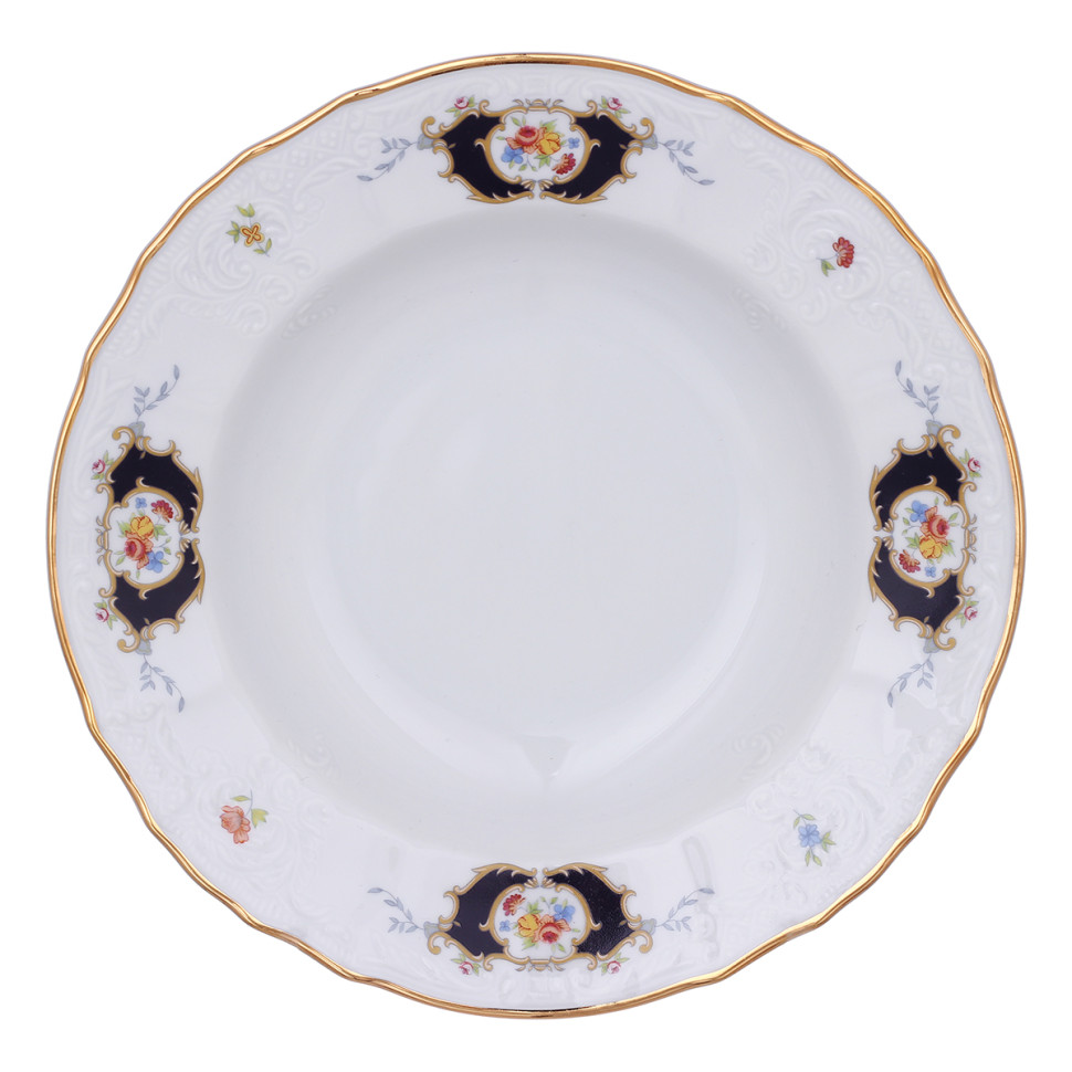 Набор глубоких тарелок 23см.6шт."Синий глаз 36612" Bernadotte