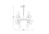Подвесная люстра Freya Florencia FR5049PL-27W Подвесная люстра Freya Florencia FR5049PL-27W