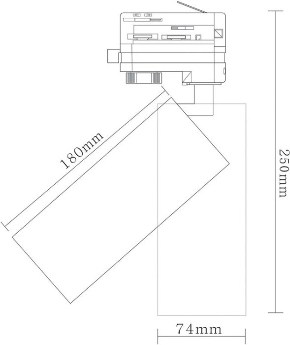 Трековый светильник Rollo DL18895R30W1W Track Donolux
