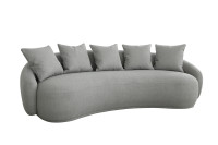 Диван Forli трехместный светло-серый Диван Forli трехместный светло-серый