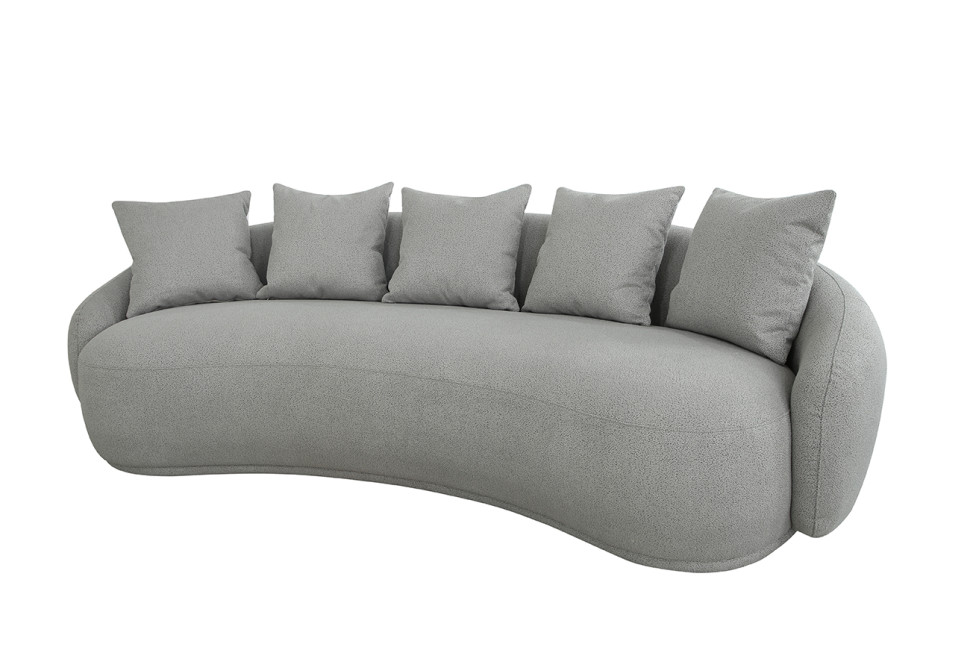 Диван Forli трехместный светло-серый