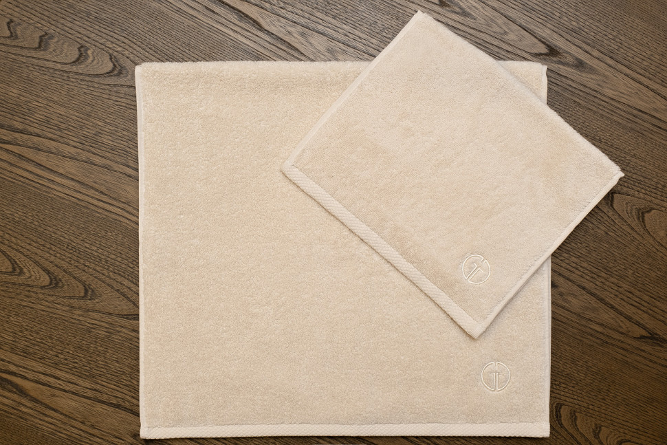 Полотенце "Соло" 70*140 кремовое