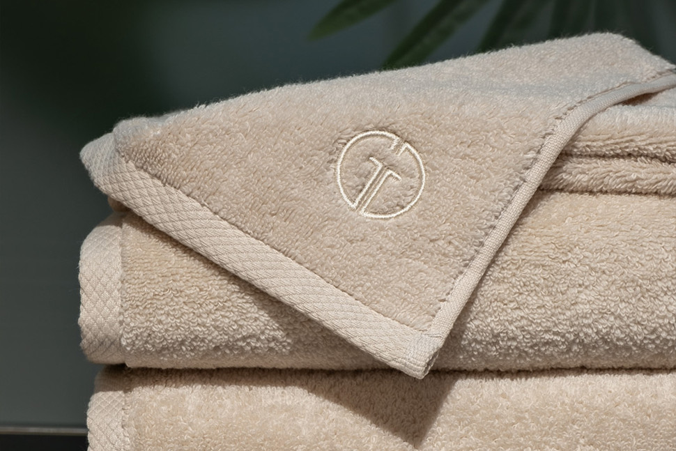 Полотенце "Соло" 70*140 кремовое