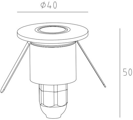 Встраиваемый светильник уличный Встраиваемые светильники c LED W12691 SS Oasis Light