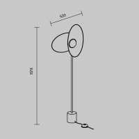 Торшер Evolution MOD396FL-L10W3K Maytoni