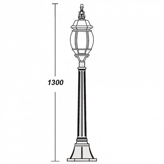 Наземный фонарь  83407L W Oasis Light