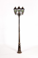 Наземный фонарь PETERSBURG lead GLASS 79809lgB Gb Oasis Light