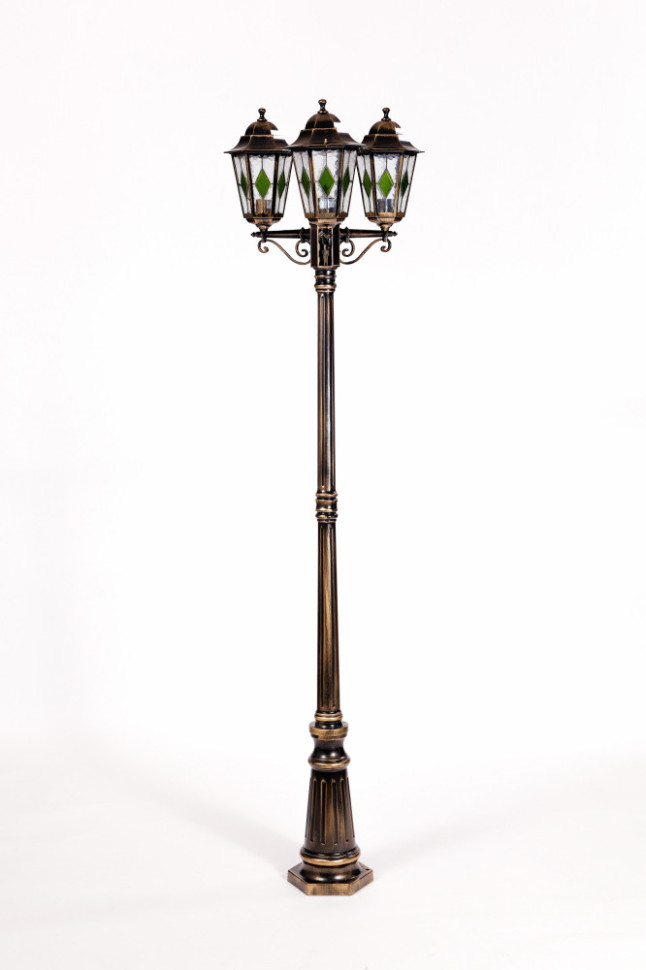 Наземный фонарь PETERSBURG lead GLASS 79809lgB Gb Oasis Light