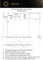 Подвесной светильник Noel APL.651.03.12 Aployt Подвесной светильник Noel APL.651.03.12 Aployt
