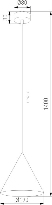 Подвесной светильник Cono 10074 Cono TK Lighting