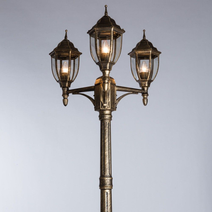 Наземный фонарь Pegasus A3151PA-3BN Arte Lamp