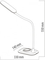 Офисная настольная лампа Ракурс 631036701 De Markt