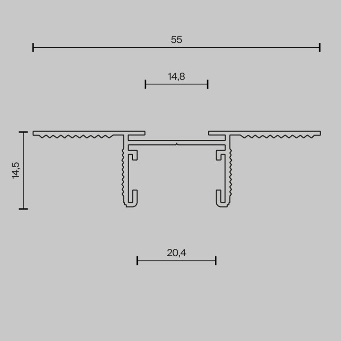 Шинопровод Busbar trunkings Basity TRX172-121B Maytoni