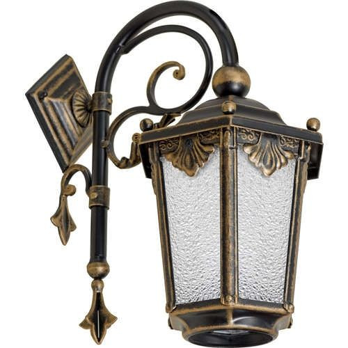 Настенный фонарь уличный Ретро 35-001-ЧЗ Кузнечное дело