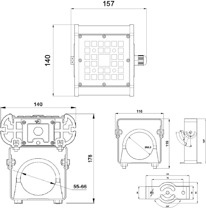 Прожектор уличный Галеон 11 CB-C0308039 Светон