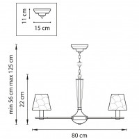 Подвесная люстра Perla 707081 Lightstar