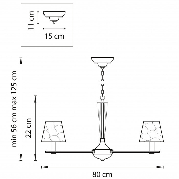 Подвесная люстра Perla 707081 Lightstar