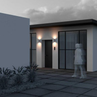 Уличный настенный светодиодный светильник Maytoni Shim O303WL-L24W3K Уличный настенный светодиодный светильник Maytoni Shim O303WL-L24W3K