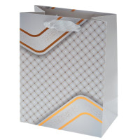 Пакет подарочный S (бумага 230г/м2, блок микс 12шт), L18 W8 H23 см, 4в.