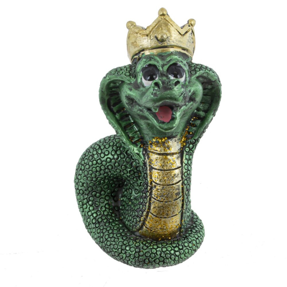 Фигурка декоративная "Змея", L4,5 W4,5 H7,5 см, 2в.