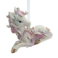 Фигурка декоративная подвесная "Лошадка",  L7 W2,5 H6 см, 2в.