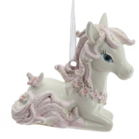 Фигурка декоративная подвесная "Лошадка",  L7 W2,5 H6 см, 2в.