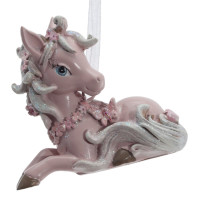 Фигурка декоративная подвесная "Лошадка",  L7 W2,5 H6 см, 2в.