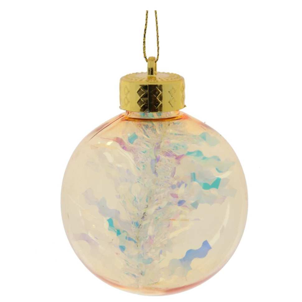 Набор из 6шт Украшение новогоднее "Шар", D 8 см, L23,5 W8 H15,5 см