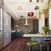 Потолочная люстра Binga 4747/1C Odeon Light