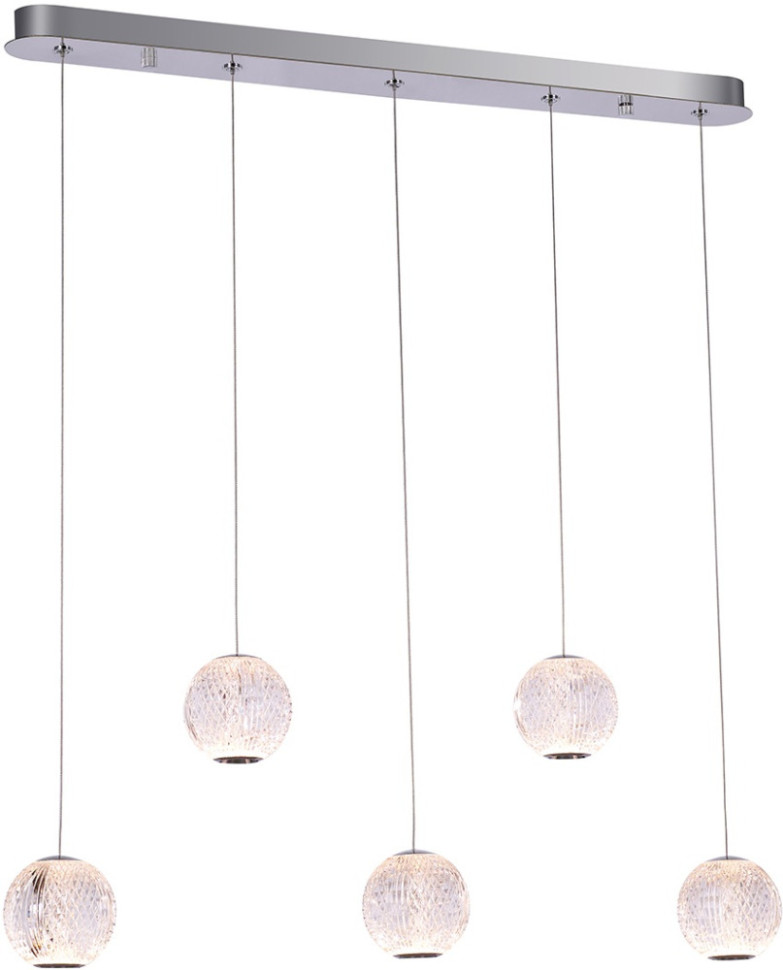 Подвесной светильник Elliot Diamante MD20001012-5B chrome DeLight Collection