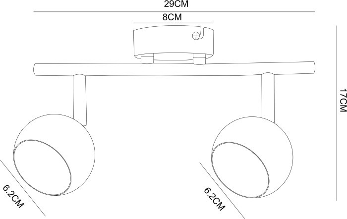 Спот Brad A6253PL-2AB Arte Lamp