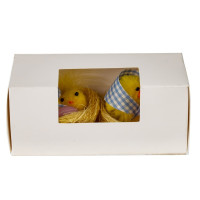 Набор из 2-х изделий декоративных "Гнездо пасхальное" (5,5*3,5), L11,5 W5 H5 см