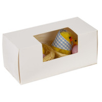 Набор из 2-х изделий декоративных "Гнездо пасхальное" (5,5*3,5), L11,5 W5 H5 см