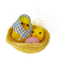 Набор из 2-х изделий декоративных "Гнездо пасхальное" (5,5*3,5), L11,5 W5 H5 см