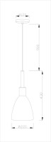 Подвесной светильник Toni V1283-1P Moderli