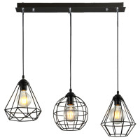 Подвесной светильник  MD.1716-3-P BK Imex