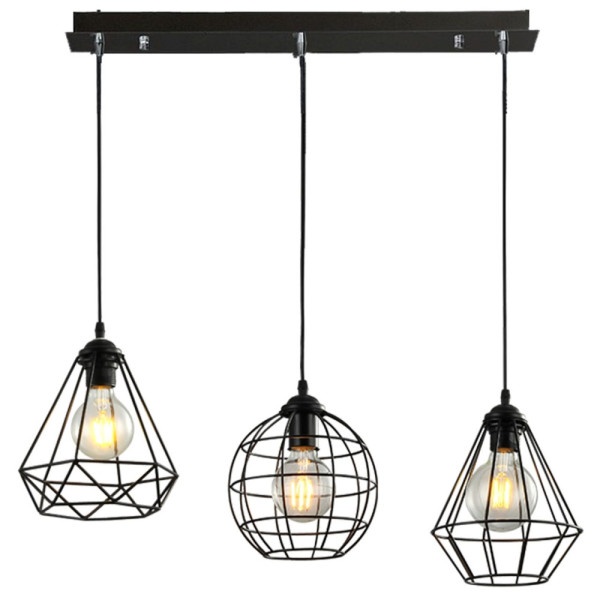 Подвесной светильник  MD.1716-3-P BK Imex