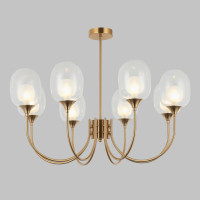 Потолочная люстра Spritz 70217/8 латунь Eurosvet