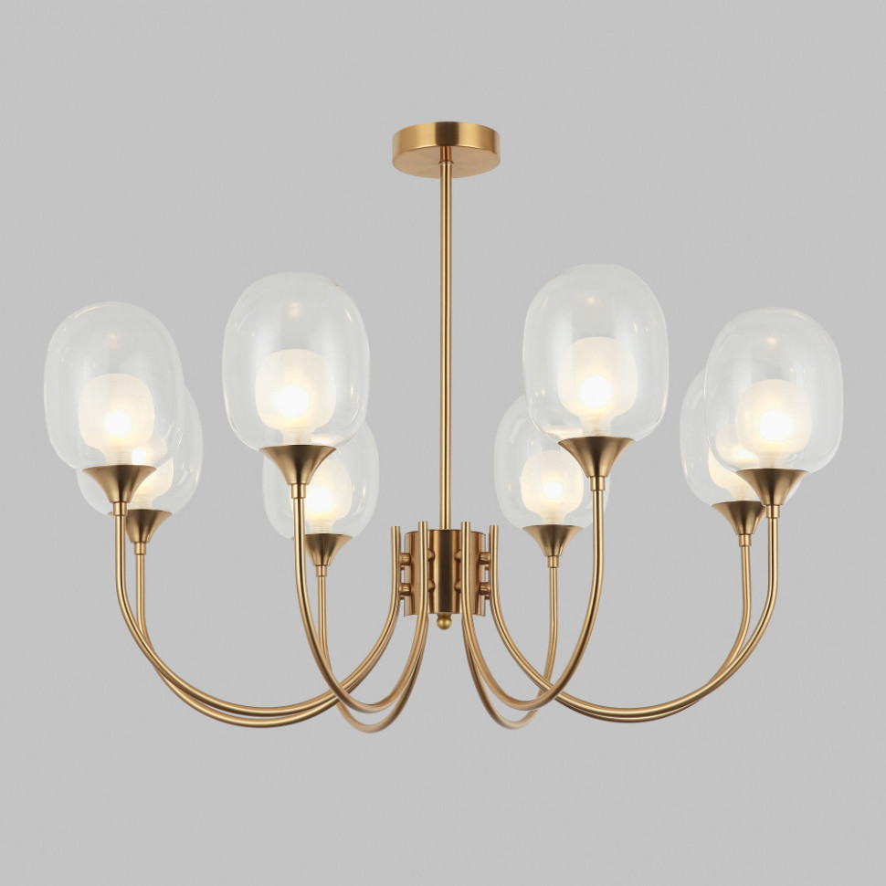 Потолочная люстра Spritz 70217/8 латунь Eurosvet